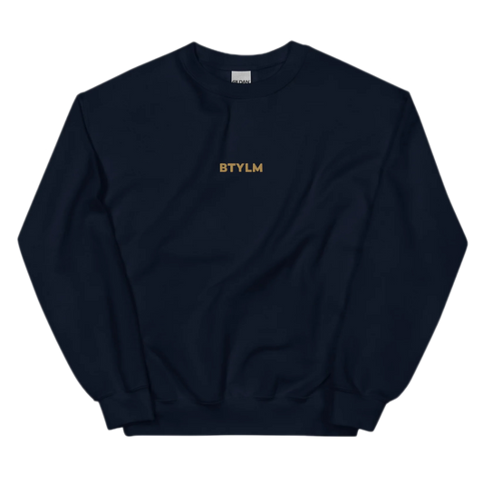 'Better Than You Left Me' (BTYLM) Embroidered Crew Neck Sweatshirt