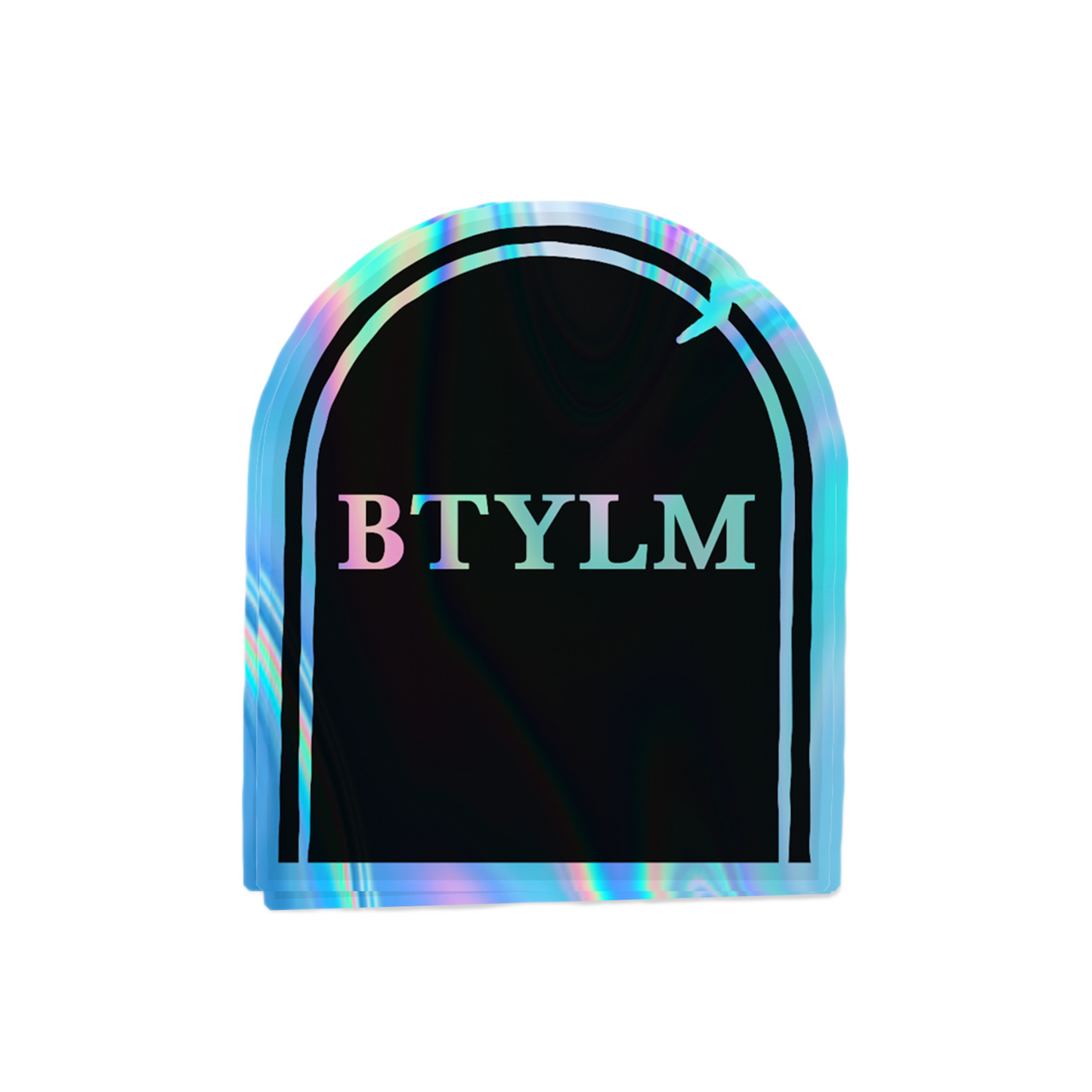 Tombstone Sticker (Iridescent)